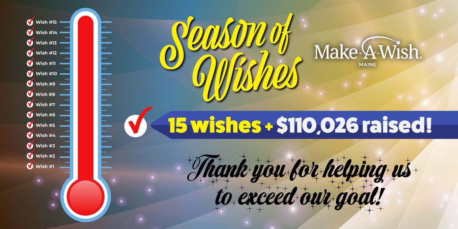 19th Annual Season of Wishes Raised Over $110,000